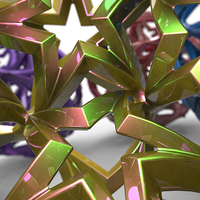 Circle of Stars Christmas Tree Ornament (Large)   - Thumbnail 4