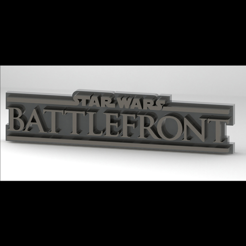 Star Wars Battlefront by Dice 3D Print 103743
