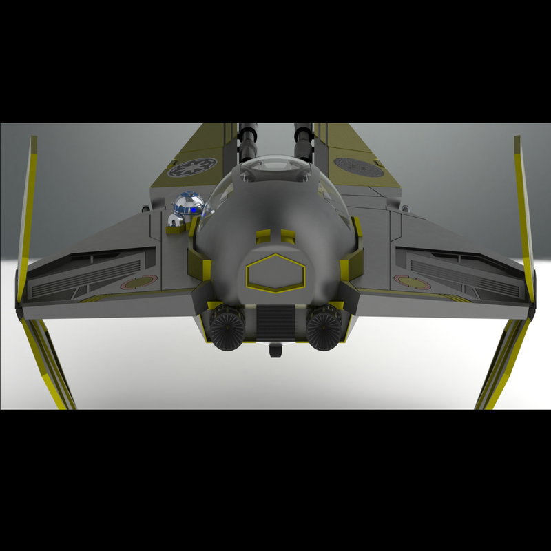 Star Wars Jedi Interceptor - Pinshape