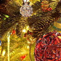 Small Circle of Stars Christmas Tree Ornament (Large)   3D Printing 10376