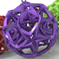 Circle of Stars Christmas Tree Ornament (Small)   - Thumbnail 1