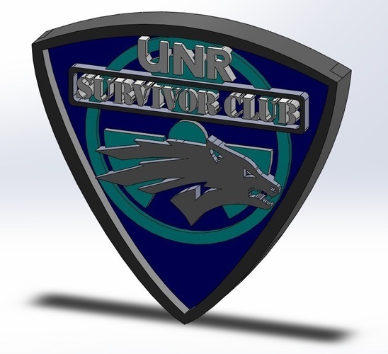 UNR Survivor Club logo 3D Print 103787