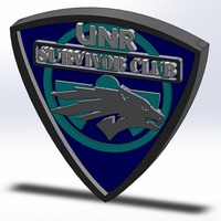 Small UNR Survivor Club logo 3D Printing 103787