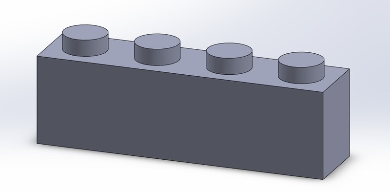 Lego Brick 1x4