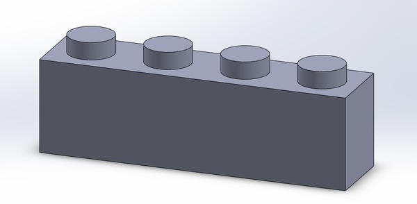 Lego Brick 1x4