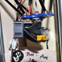 Small Vertical fan variant of 2-in-1 fan duct: extruder and filament c 3D Printing 103818