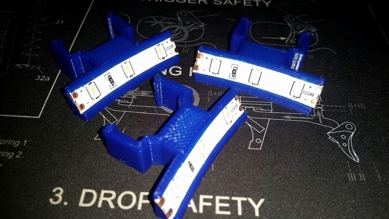 1" Extrusion Clip for 10mm LED Strip 