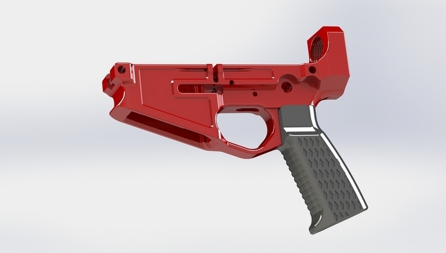 AR15 Pistol Grip 3D Print 103857