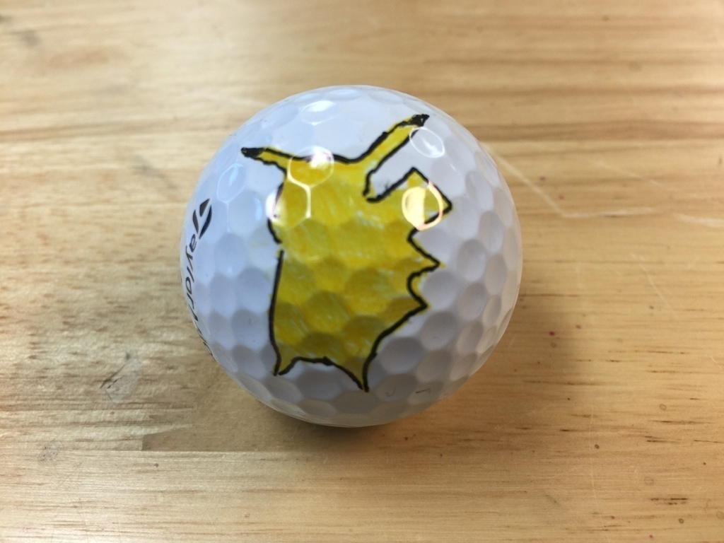 Pokemon Pikachu monsterball Golf marker / Golf Plush Pokémon