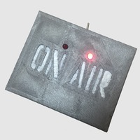 Flashing LED On Air Sign - Thumbnail 2