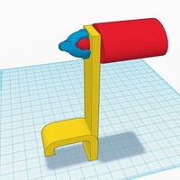 Small M3D spool holder 3D Printing 103899