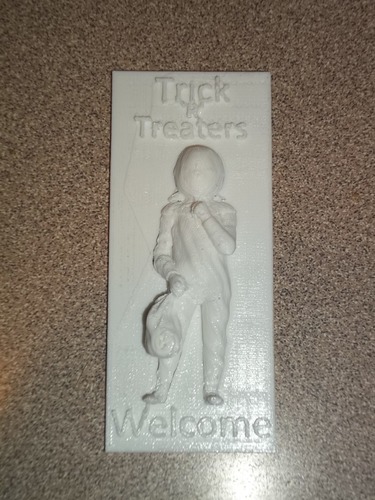 Trick 'r' Treaters welcome sign 3D Print 103916