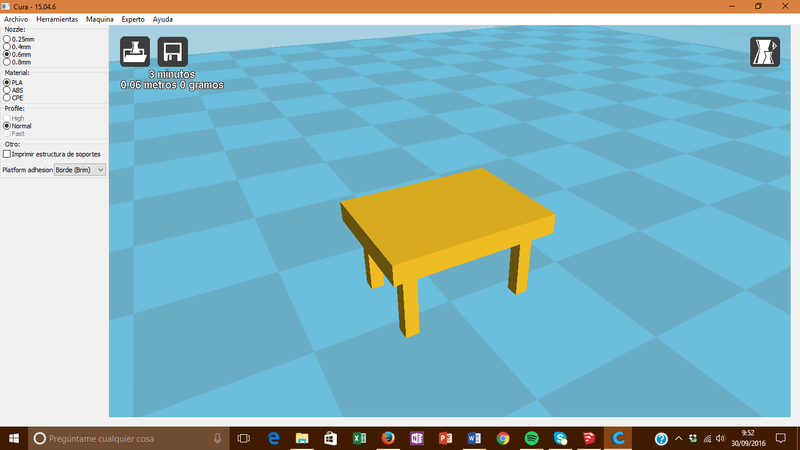 small table