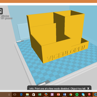 Small Desktop organizer 3D Printing 103925