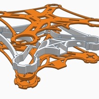 Bat-quad 210mm by elpet (full printed racing drone) - Thumbnail 2