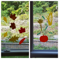 Small Fall Harvest Fun Window Decals 3D Printing 103972