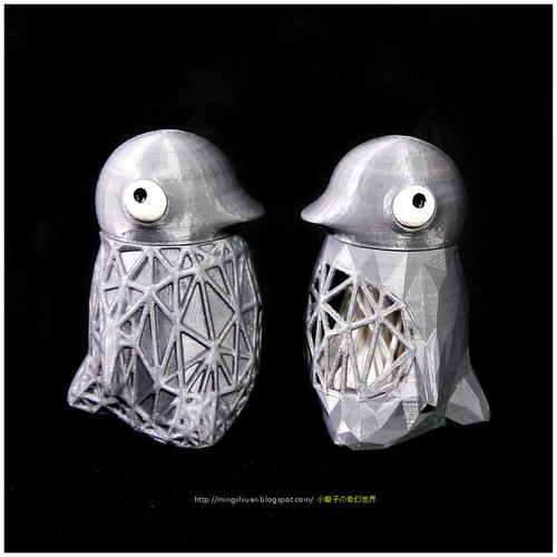 Penguin Cotton Swab Holder 3D Print 104043