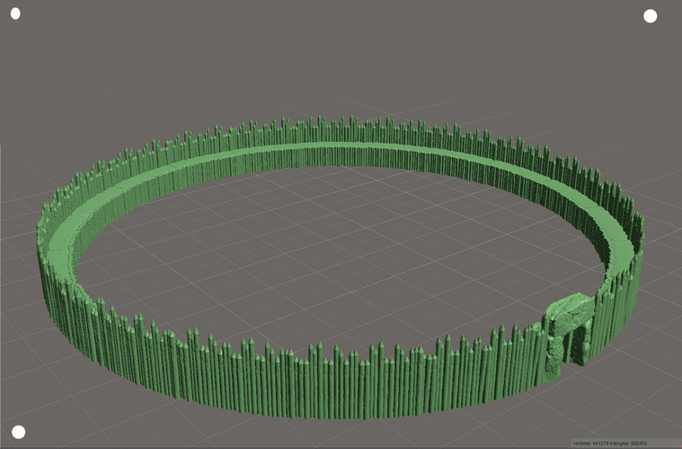 Motte-and-Bailey 28mm  3D Print 104111