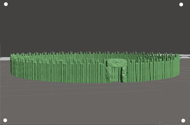 Motte-and-Bailey 28mm  3D Print 104113