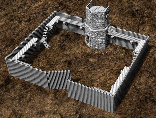 28mm Trade Route Fort 3D Print 104162