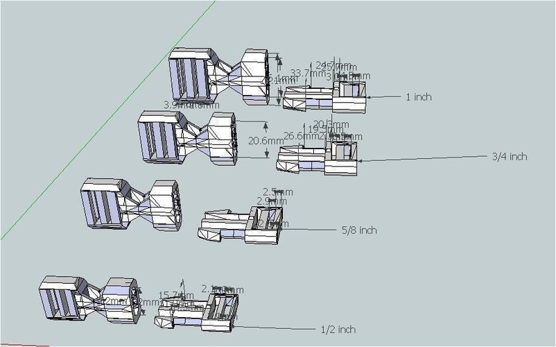 Belt and Project Buckles 3D Print 104241