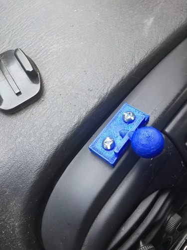 magnetic cellphone dash mount(base only) 3D Print 104289