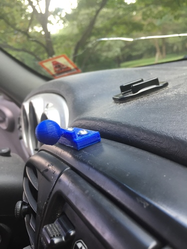 magnetic cellphone dash mount(base only) 3D Print 104290