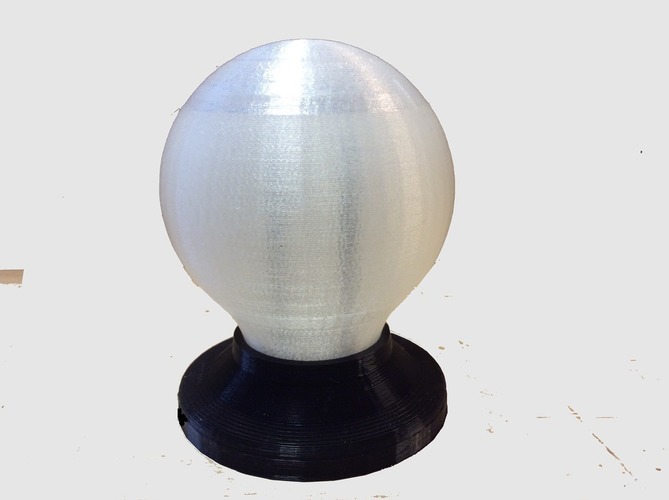 Light Bulb and Base 3D Print 104291