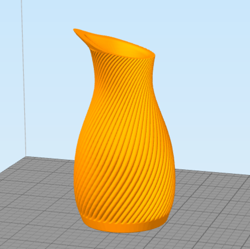 Spiral Pitcher 3D Print 104311