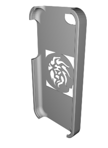 iPhone 5C Case - Lion 3D Print 104320