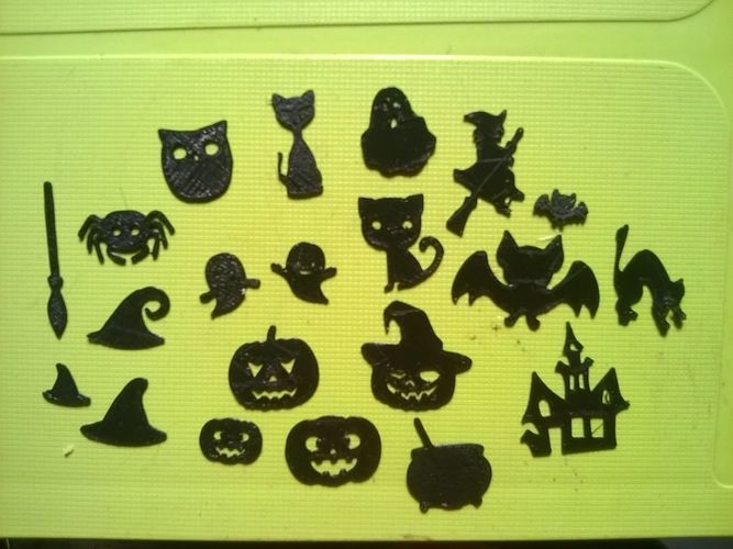 Halloween elements for scrap-booking  and other crafts 3D Print 104347