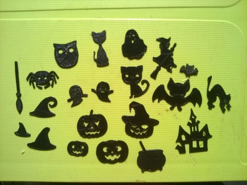 Halloween elements for scrap-booking  and other crafts