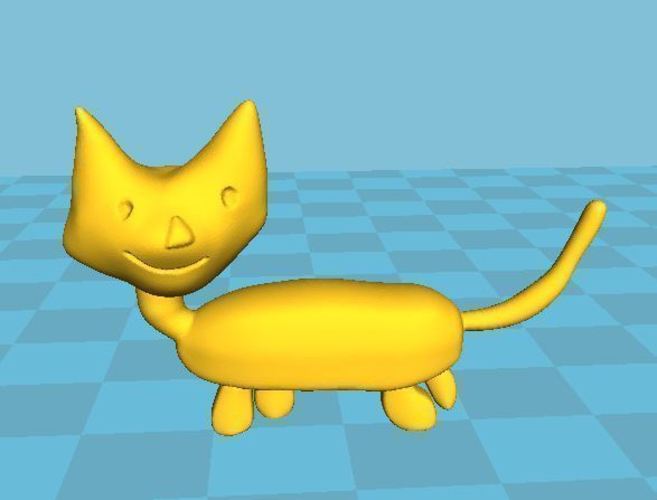 imaginary cat 3D Print 104355