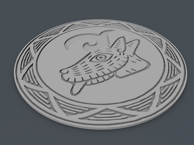mayan deer- easy print 3D Print 104369