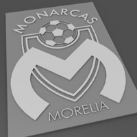 Small Liga MX - Morelia - easy print 3D Printing 104390