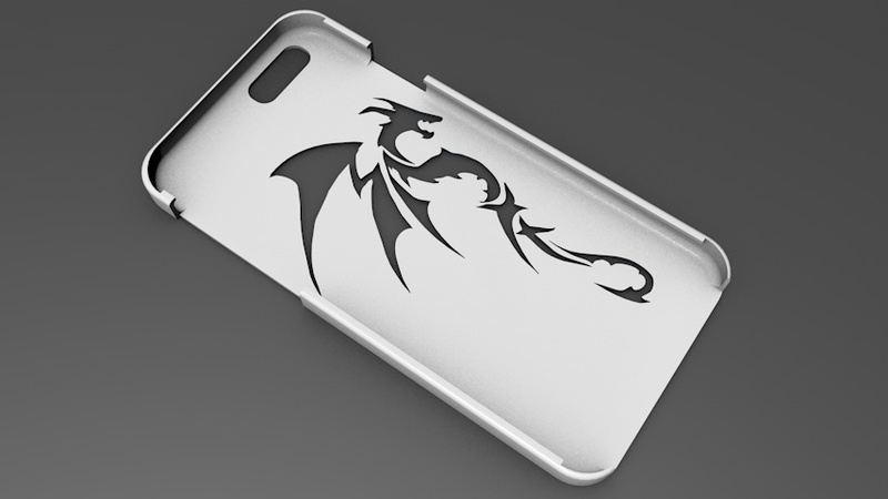 iPhone 6 Basic Case tribal dragon