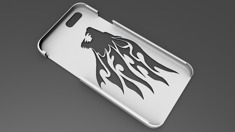 iPhone 6 Basic Case tribal lion head