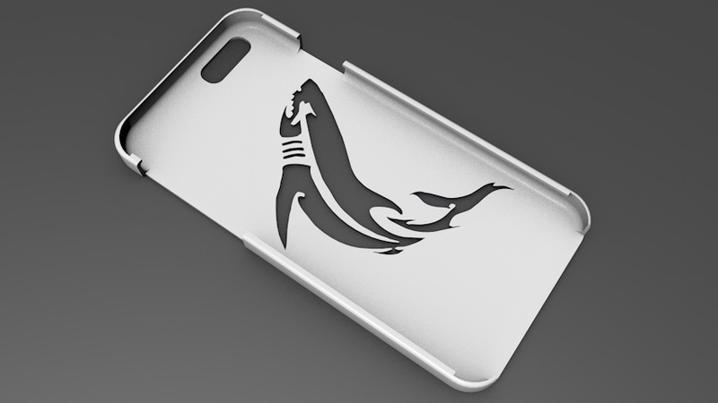 iPhone 6 Basic Case tribal shark