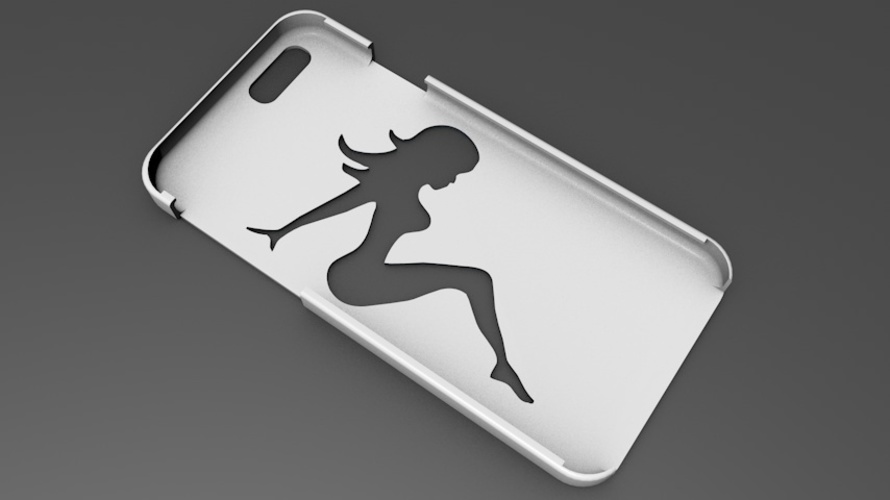 iPhone 6 Basic Case  mud flap girl 3D Print 104412