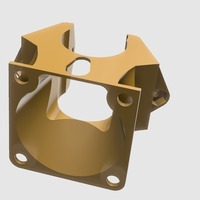 Small Delta version of e3d v5 fan holder 3D Printing 104497