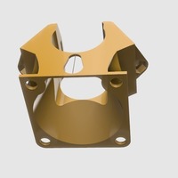 Delta version of e3d v5 fan holder - Thumbnail 2
