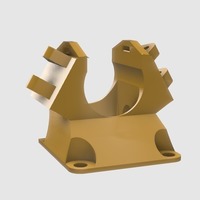 Delta version of e3d v5 fan holder - Thumbnail 3