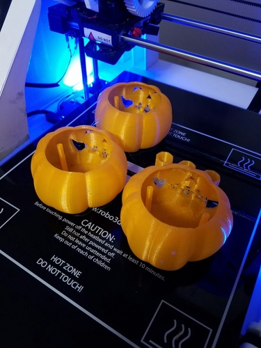 Solar Light Jack-O Lantern 3D Print 104508