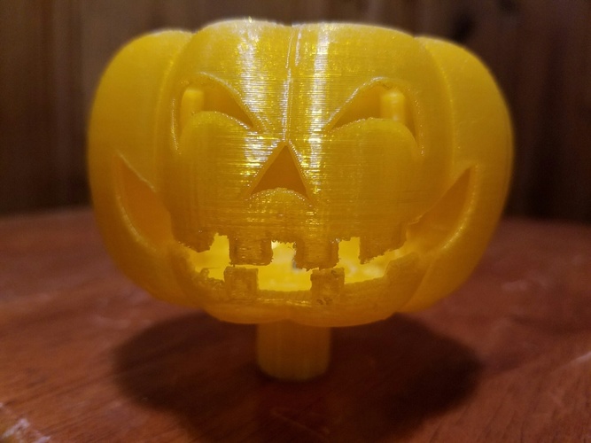 Solar Light Jack-O Lantern 3D Print 104509