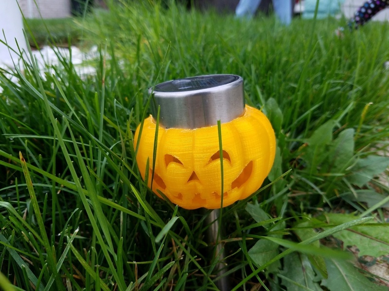 Solar Light Jack-O Lantern