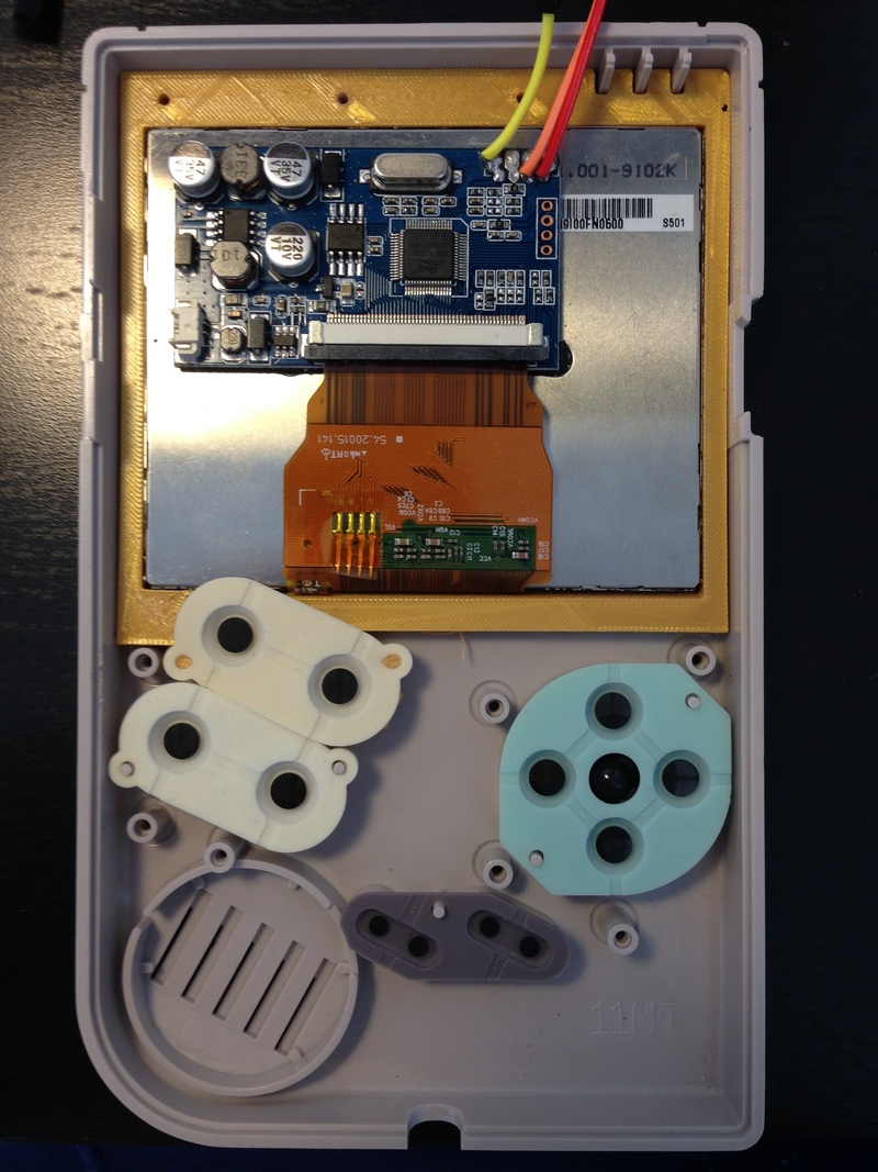 Game Boy Zero Screen Frame