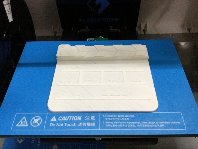 Clapper Slate 3D Print 104568