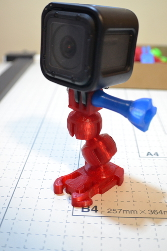 Action Camera Ball Joint / Flex Mount 3D Print 104578