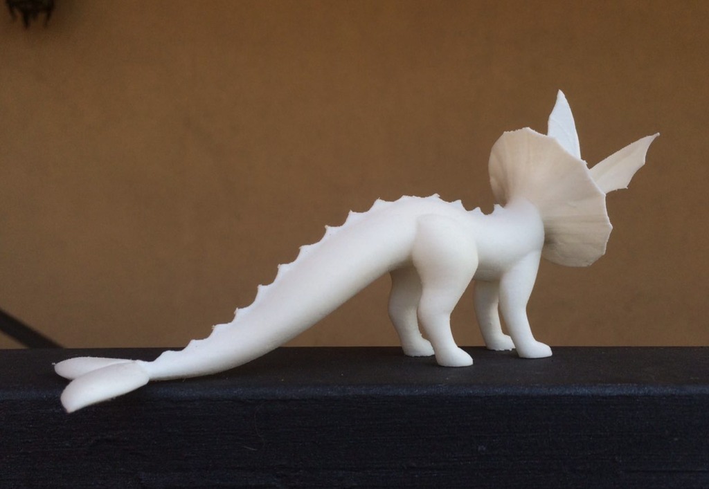 3D Printed Vaporeon Pokemon Eevee evolution by paulboni95