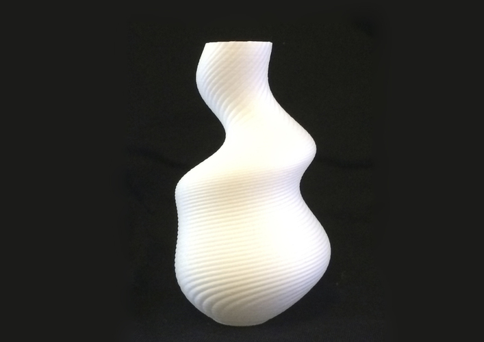 Irregular spiral vase 3D Print 104663